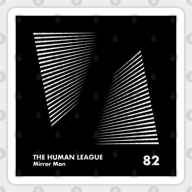 The Human League / Minimal Graphic Design Tribute Magnet by saudade